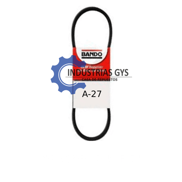 CORREA LIZA DE 1/2 X 27"