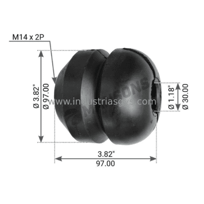 1628449 7401628449 VOLVO 1628449 MANSONS 900.233 SAMPA 030.091