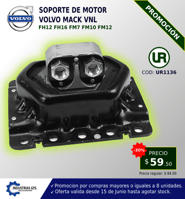 Soporte de motor Volvo en oferta precios con descuento